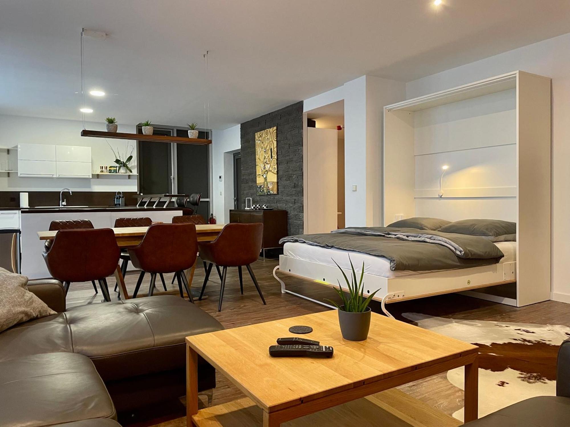 Apartment Leipzig Waldstrassenviertel Loft Terrasse, Redbull Arena Exteriér fotografie